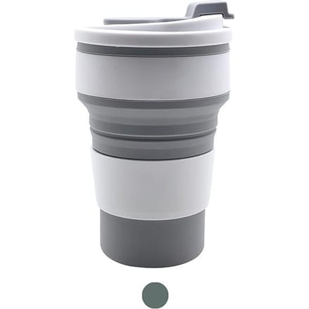 350ml Silicone Multifunctionele Hoge Temperatuur En Broei Bestendig Draagbare Opvouwbare Waterbeker Met Deksel
