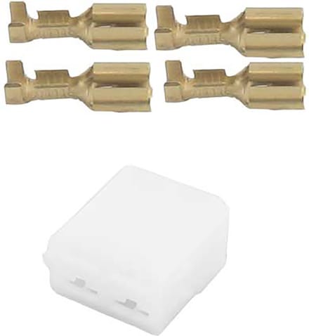 4 polig male connector set