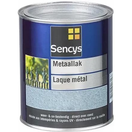 Sencys Metaallak Hoogglans Wit 250ml
