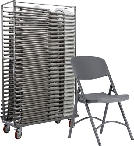 27 x Klapstoel Norman | in transportkar | actiepakket | lichtgewicht