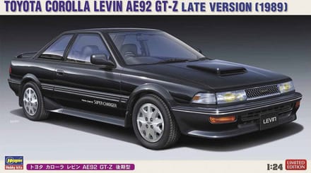 Hasegawa Modelbouwpakket Auto - 20486 Toyota Corolla Levin AE92 GT-Z Car Plastic - 1:24 - Modelbouw