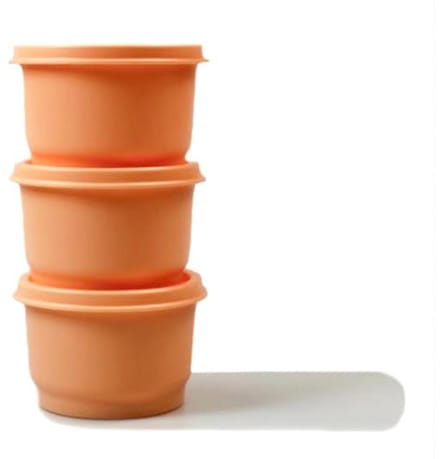 Tupperware Snackcups geel, 110ml
