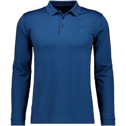 Ragman Polo Soft Knit Modern Fit Easy Care Donker Blauw / male