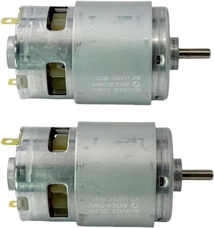 Krachtige Motor - DC Motor - Projecten Maken - Hoge Snelheid - 12V 20V - Metaal