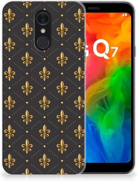 LG Q7 TPU bumper Franse Lelie