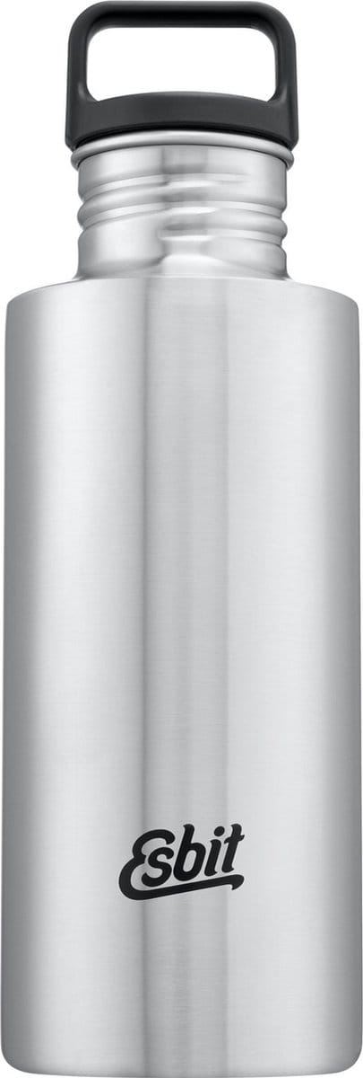 Esbit Sculptor Waterfles - 750ml - Zilver - RVS Drinkfles - Lusdop