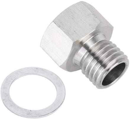 Allecto - Fitting Adapter 1/8 Inch Vrouwelijk Naar Metrisch M12X1.5