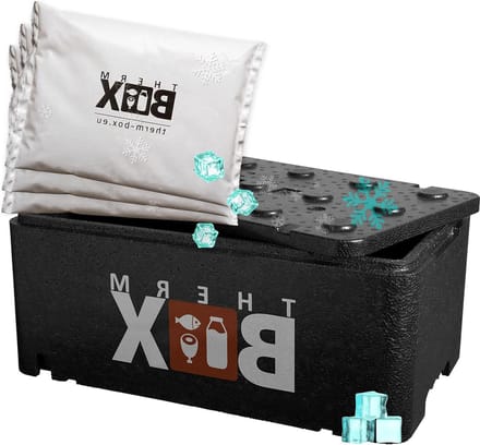 Professionele piepschuimbox - koelelement - koelbox transportbox - thermohouder - herbruikbaar Cool Box Stand