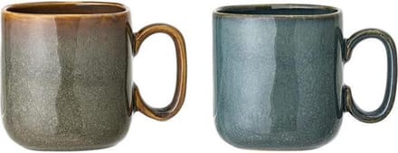 Bloomingville - Aime Mok Stoneware L9xH10xB9 cm, 2 Ass Br Gr