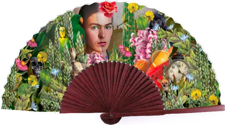 Lanzfeld - Waaier - Handwaaier - Bamboe - Frida Kahlo