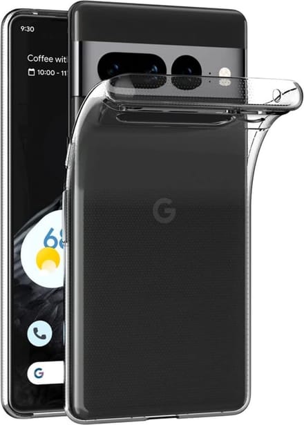 Hoesje voor Google Pixel 7 Pro backcover Shockproof siliconen Transparant
