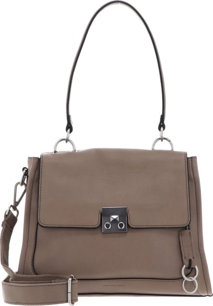 FREDsBRUDER Leren Schoudertas Treasure Shoulderbag Taupe Bruine