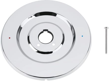 Dailygoods - Chromen Rozet voor Bad- en Douchekranen Compatibel met Moen