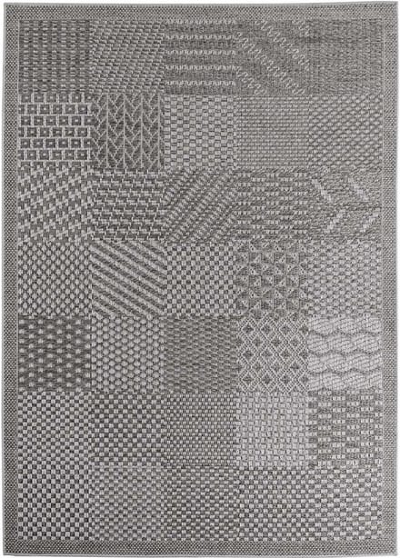 Buitenkleed - Alvra Tile grijs 120x170