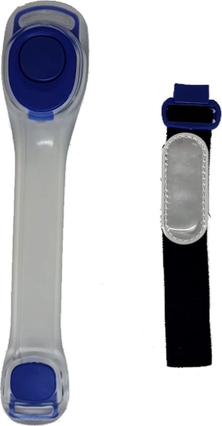 Finnacle - Blauwe LED Veiligheidsarmband | Safety Band | Sportarmband | Hardloopband