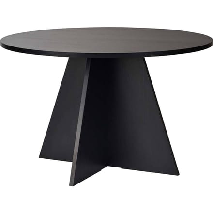 Asir - Eettafel - Hout Zwart - 120 x 120 x 75 cm