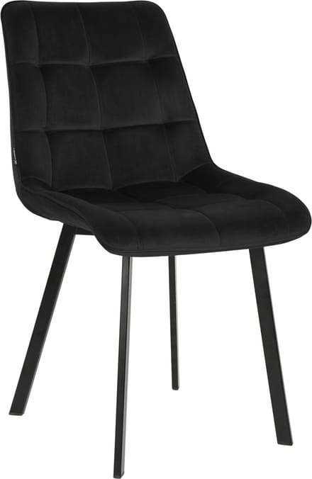 ExitoDesign TULUZA Serie - Eetkamerstoel - Zwart - Velvet - Stijlvol Pikering