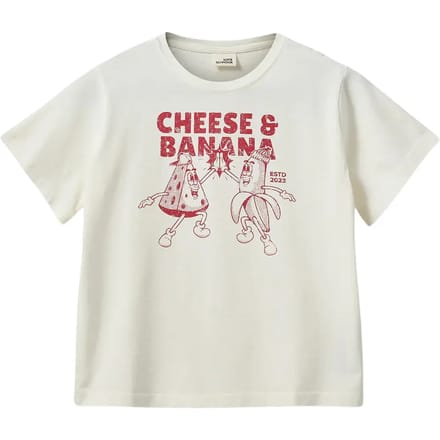 Meisjes-T-shirt Sofie Schnoor Zenasy Cheese & Banana