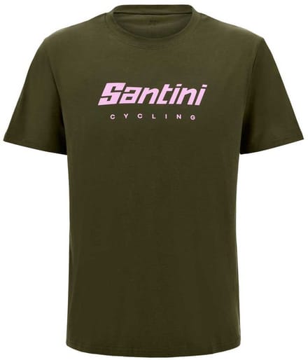 Santini T-shirt Met Korte Mouwen Groen S