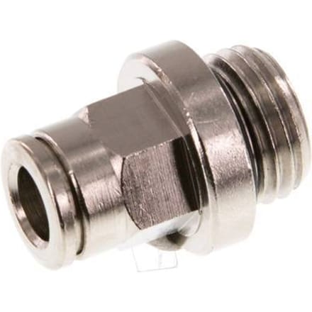 6mm x G1/4'' Messing Insteekfitting Buitendraad NBR [2 Stuks]
