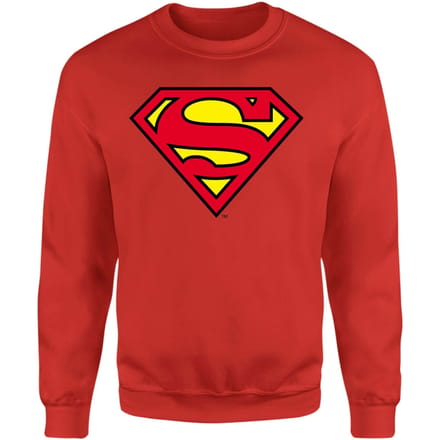 Official Superman Shield Sweatshirt - Red - S