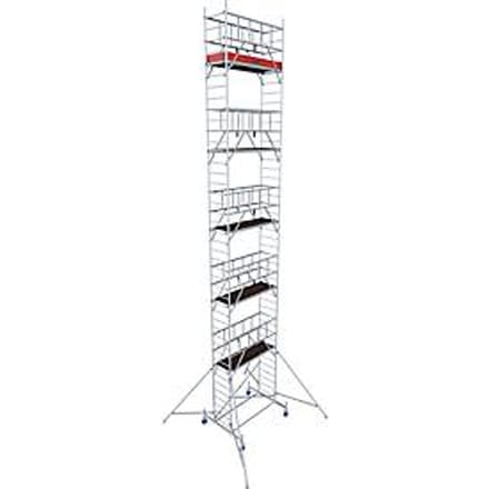 Krause rolsteiger ProTec - aluminium - werkhoogte tot 12,3 m - draagvermogen tot 200 kg/m² - met platform