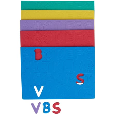 Foam vellen Gestempelde onderdelen - Letters