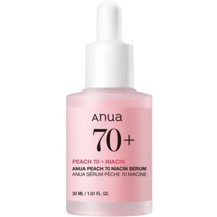 ANUA Perzik 70 Niacinamide Serum Verhelderend & Hydraterend Gezichtsserum 30ml white