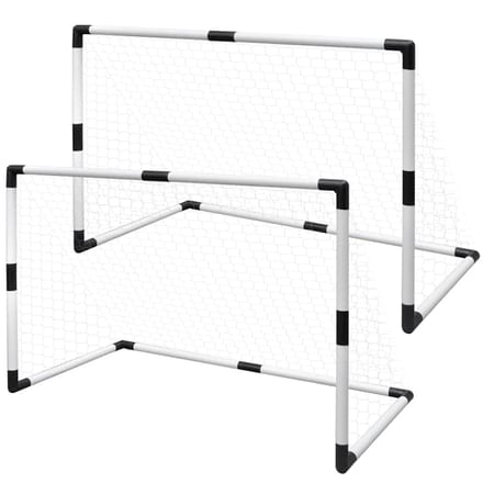 vidaXL - 2-delige - Minidoeltjesset - met - net - 91,5x48x61 - cm