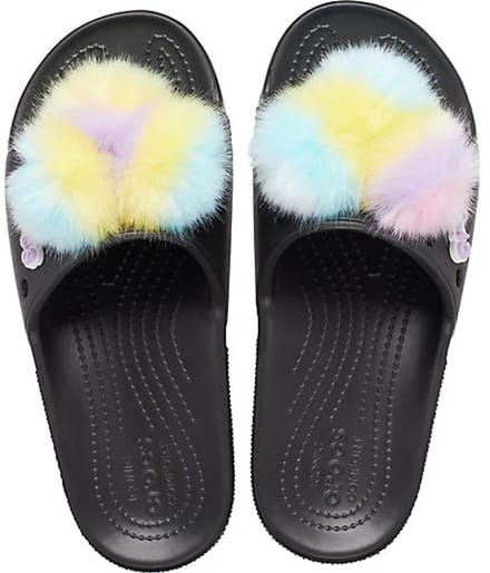 Crocs Classic Fursure Slippers Zwart Maat 42/43 US M9/W11