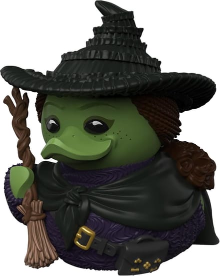 Verzamelbare Rubberen Eend Figuur Geïnspireerd op The Wicked Karakter