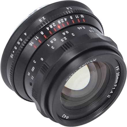 35mm F1.4 Full Frame Portretlens Optisch Glas Groot Diafragma Vast Handmatige Focus L-Mount Camera zwart