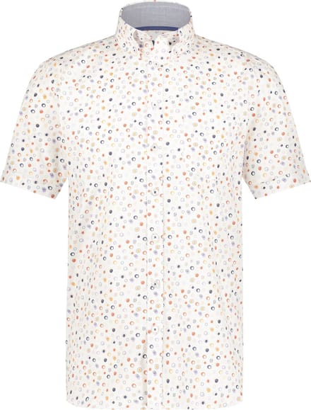 State of Art Casual Overhemd Heren korte mouw