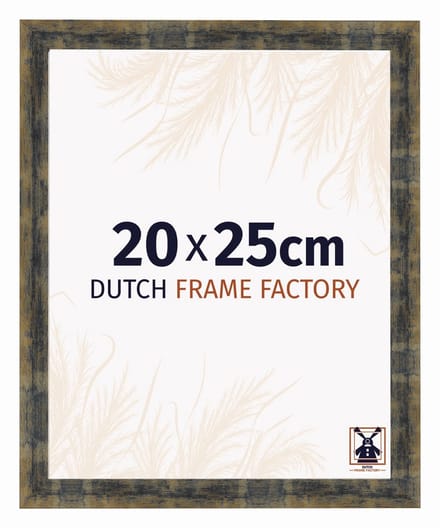 Fotolijst 20x25 cm - MDF - Blauw Goud Gemeleerd - Praag