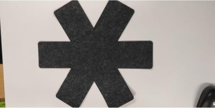 Benson Vilten panbeschermers - set van 2 - 38 cm - voorkomt krassen en beschadigingen