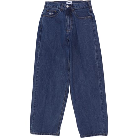 Bigwig Baggy Denim Stonewash Indigo herenjeans