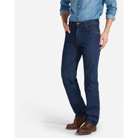 WRANGLER TEXAS DARKSTONE AUTHENTIC STRAIGHT JEANS-HEREN