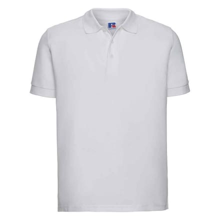Russell Heren Ultimate Piqué Katoen Poloshirt (Wit)