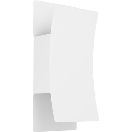 EGLO Verdolino LED buiten wandlamp, wit, hoogte 28 cm, metaal