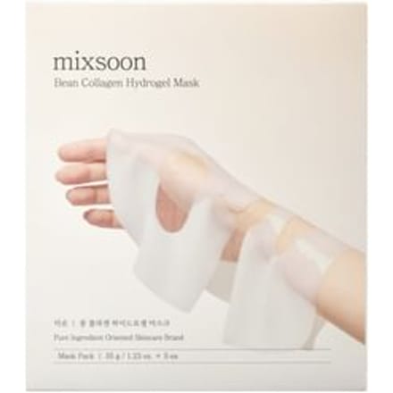 Masque Hydrogel à Base de Haricots et Collagène Mixsoon 5 Pièces
