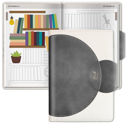Dailygoods - BIROYAL A5 dagboek voor volwassenen, grijs