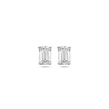 YO&NO - Oorknoppen - Zirkonia - Zilver gerhodineerd