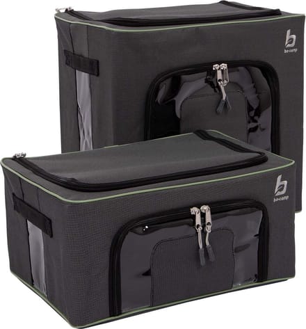 Bo-Camp - Opbergbox - Opvouwbaar - 2 Stuks - 2 Maten