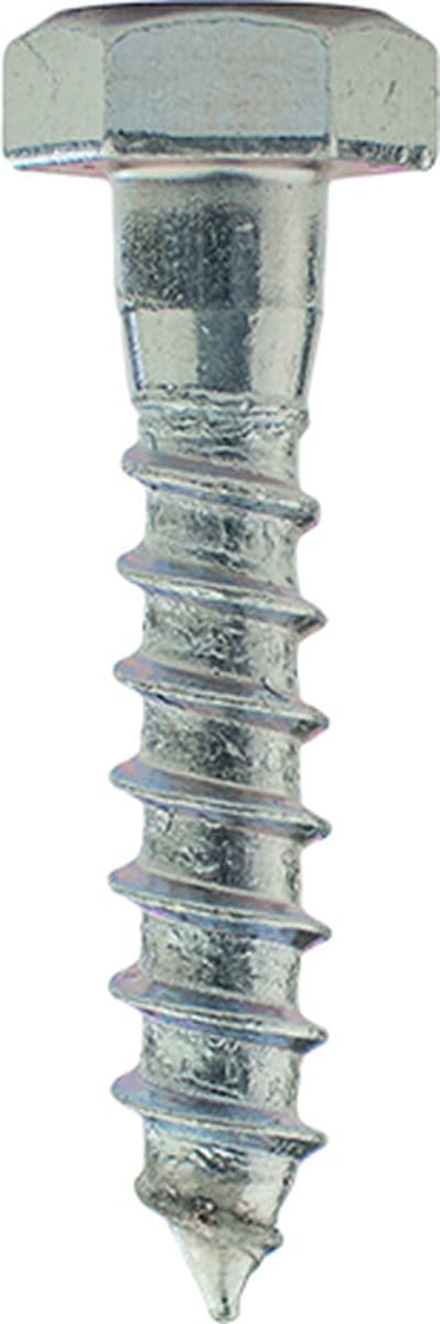 Wovar Houtdraadbouten Verzinkt M10 x 50 mm | Doos 100 stuks