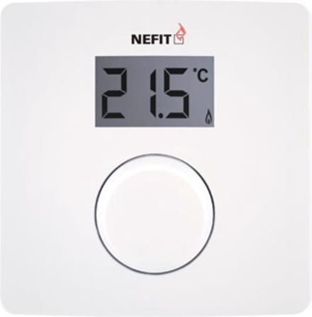 Nefit ModuLine kamerthermostaat met roundagon design Moduline 1010H