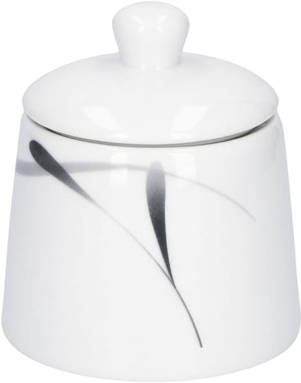 Suikerpot Lima 300ml porselein wit met decoratie