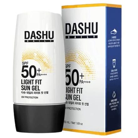 [DASHU] Daily Light Fit Sun Gel SPF 50+ PA++++ 50ml white