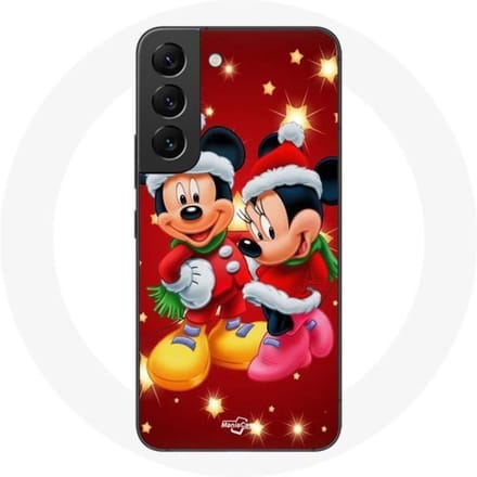 Coque - Maniacase - Samsung Galaxy S21 FE - Mickey Mouse - Souple - Protection et décoration noir