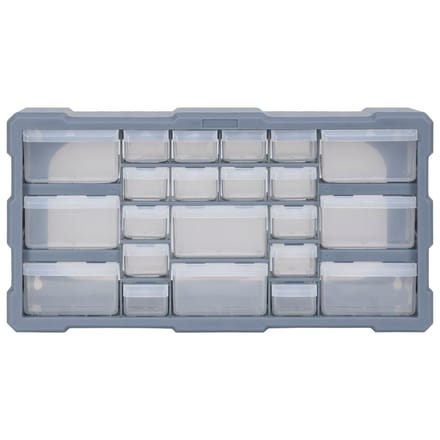 vidaXL - Organiser - met - 22 - lades - 49x16x25,5 - cm