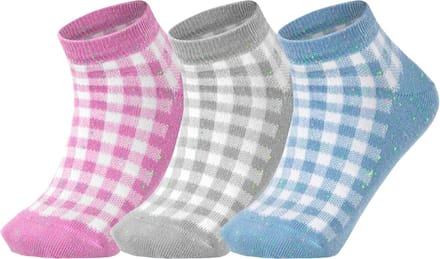 Esprit Sneakersokken Pixel Checks 3-Pack